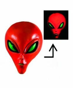 H.M. Smallwares Glow In The Dark Alien Masks