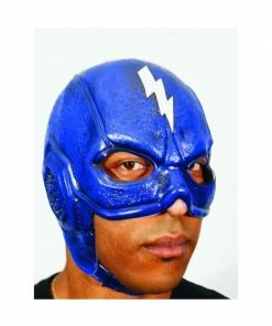 H.M. Smallwares Blue Thunderbolt Superhero Headpiece