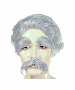 Lacey Wigs Men's Mark Twain Costume Wig