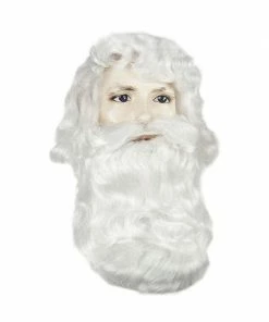 Lacey Wigs Men's Classic Santa Clause Wig And Beard Set