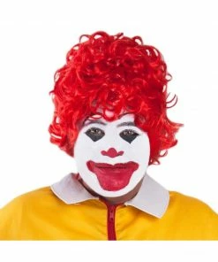 Exclusive Wigs Red Fast Food Clown Wig
