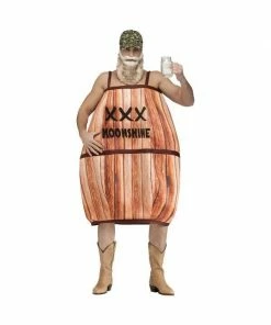 Fun World Adult Hillbilly Barrel Costume Adult Costumes