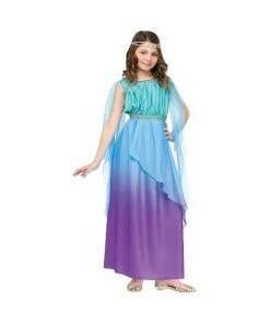 Fun World Kids Costumes Child Blue & Purple Goddess Costume