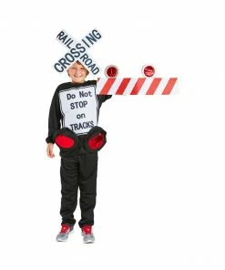 Exclusive Kids Costumes Child Railroad Train Crossing Costume