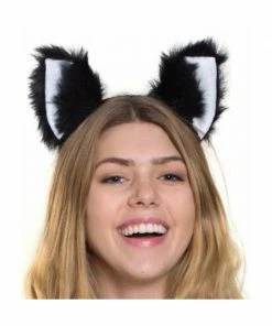 H.M. Smallwares Plush Kitty Ears On Headband Accessory Kits