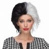 Westbay Wigs Black & White Wicked Wig