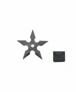 Neptune Trading Inc. 4.75" Black Rubber Training 5 Points Throwing Star Costume Accessory