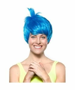 Enigma Wigs Women's Blue Joy Pixie Wig