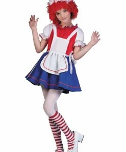 Brands On Sale Kids Costumes Child Blue Rag Doll Costume