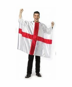 Rasta Imposta Adult England Flag Tunic Costume Adult Costumes