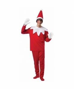 Rasta Imposta Adult Elf On A Shelf Costume Adult Costumes