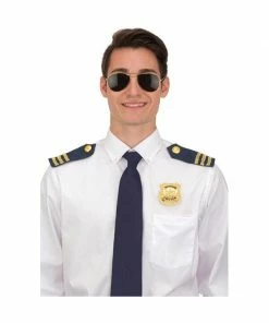 J Hat Accessory Kits Police Costume Set- Sunglasses, Epaulets, & Badge