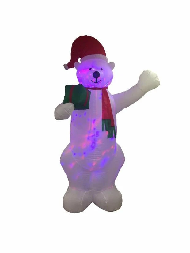Brands On Sale 8' Inflatable Flashing Polar Bear Lawn Christmas Decoration 3 Brands On Sale 8' Inflatable Flashing Polar Bear Lawn Christmas Decoration