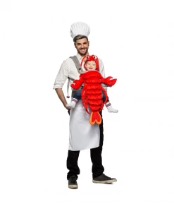Seeing Red Adult Costumes Master Chef And Maine Lobster Mommy & Me Costume