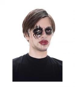 Sunstar Clear Costume Mask With Black Star Eye Masks