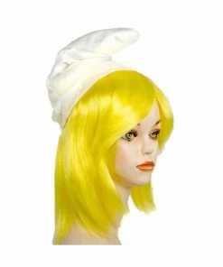 Lacey Wigs Women Blue Troll Yellow Wig