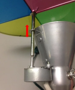 Kurt Adler Revolving Color Wheel Decor