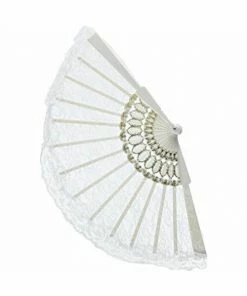 Forum Novelties Inc. White Lace Fan