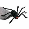 Sunstar Medium Light-Up Furry Black Spider Decor