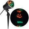 Sunstar Orange & Green Spinning Lightshow Projection "Happy Halloween" Halloween Decoration