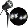 Sunstar White Spiders Whirling Lightshow Projection Halloween Decoration