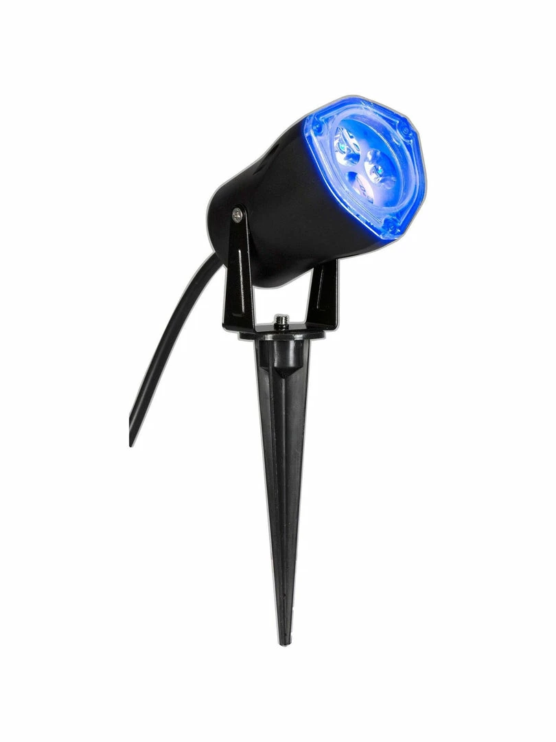 Sunstar Decor Blue Outdoor LED Strobing Spot Light W/Switch 3 Sunstar Decor Blue Outdoor LED Strobing Spot Light W/Switch