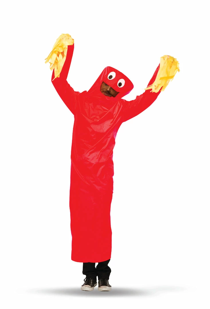 Seeing Red Men's Costumes Adult Wild Waving Tube Guy Costume 4 Seeing Red Men's Costumes Adult Wild Waving Tube Guy Costume