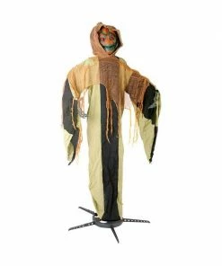 Fitco Decor Standing Scary Pumpkin Head Prop