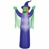 Sunstar Airblown Inflatable Witch With Light Up Eyes