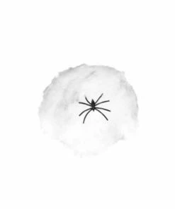Smiffy's Decor Small Spider Web Fiber With Plastic Spider Prop